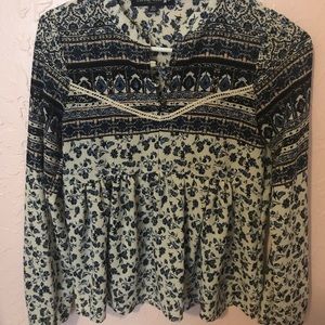Floral peasant blouse!!